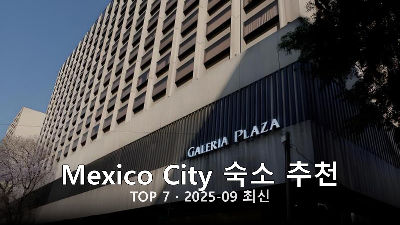 Mexico City 숙소 추천 썸네일